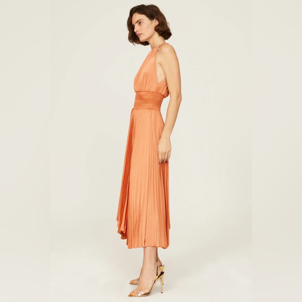 A.L.C. Renzo II Satin Pleated Dress Size 6
